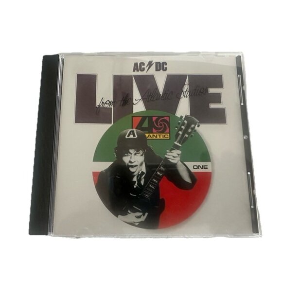 AC/DC BONFIRE VOLTS LIVE BACK BLACK Box Set Poster Booklet Sticker Pick tattoo - Picture 5 of 16